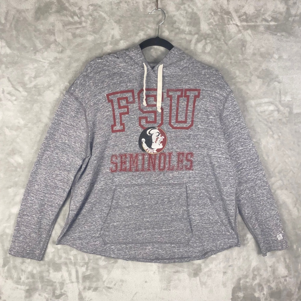FSU Seminoles Tailgate Men's Hoodie Sweatshirt Small Gray College
